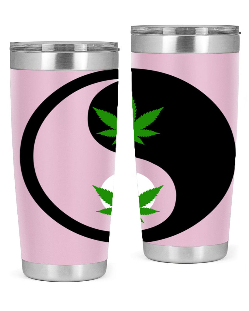 yin and yang weed 311#- marijuana- Tumbler