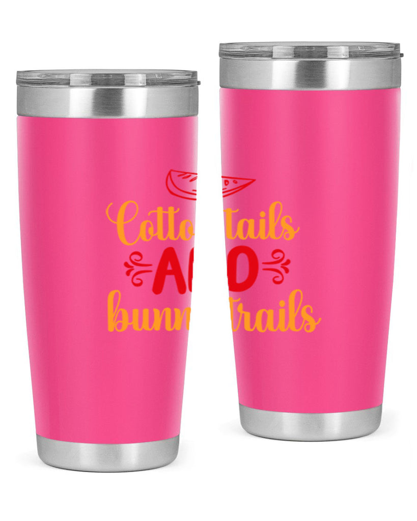 Cotton tails and bunny trails 111#- spring- Tumbler