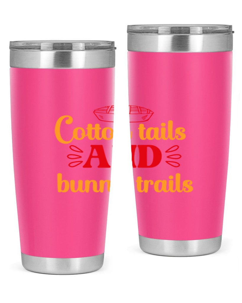 Cotton tails and bunny trails 112#- spring- Tumbler