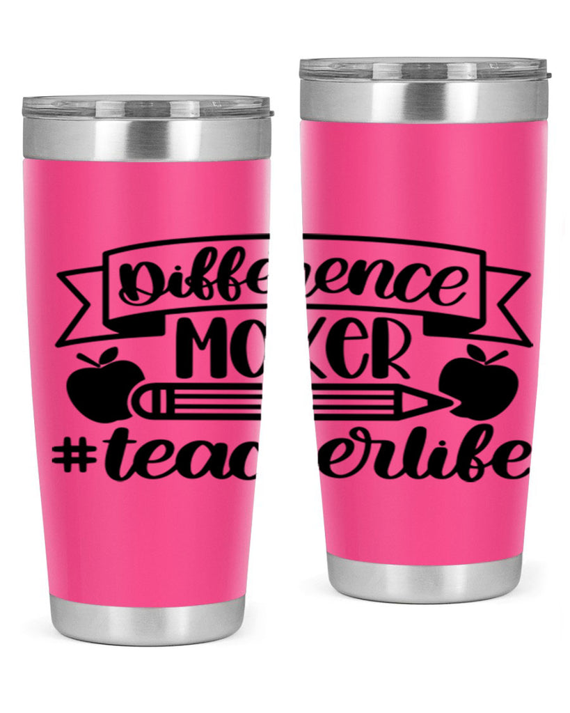 Difference Maker Teacher Life Style 78#- teacher- tumbler