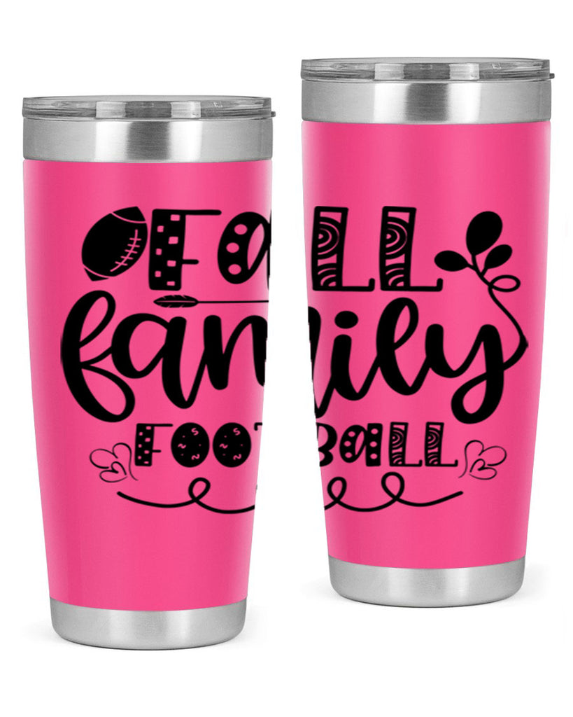 Fall Family Football 99#- fall- Tumbler