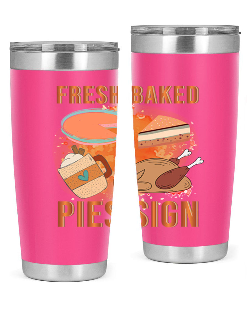 Fresh Baked Pies Sign 187#- fall- Tumbler