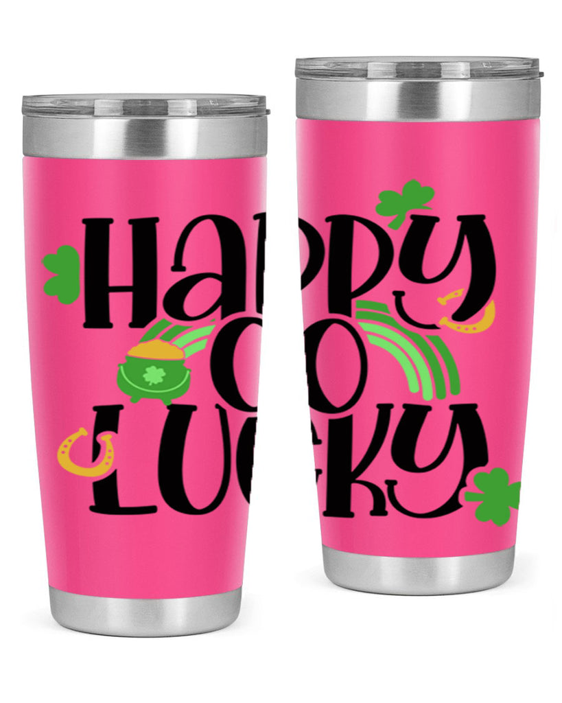 Happy Go Lucky Style 96#- St Patricks Day- Tumbler