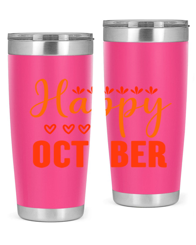 Happy October Design 237#- fall- Tumbler