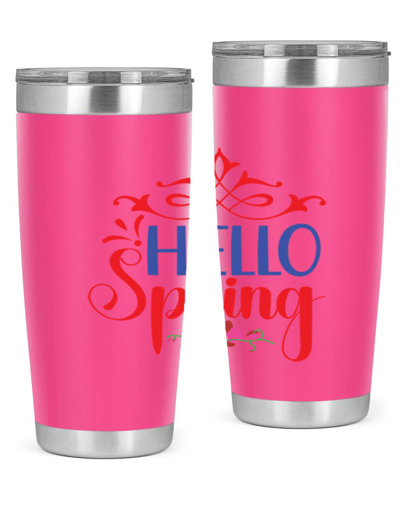 Hello Spring 211#- spring- Tumbler