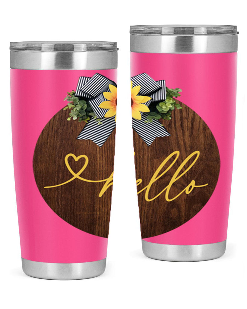 Hello heart Mockup182#- spring- Tumbler