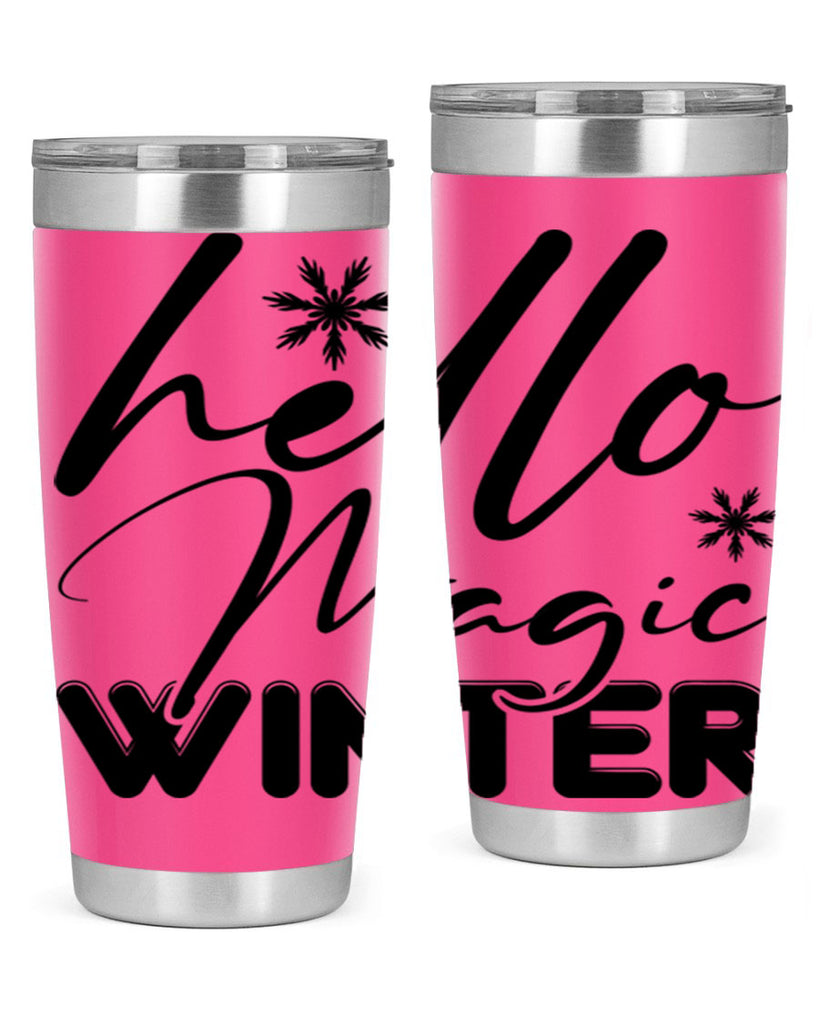 Hello magic winter 178#- winter- Tumbler