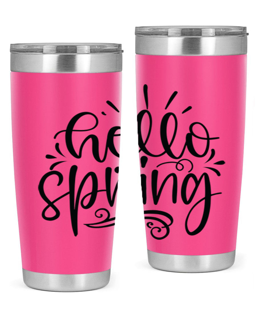 Hello spring 3#- spring- Tumbler