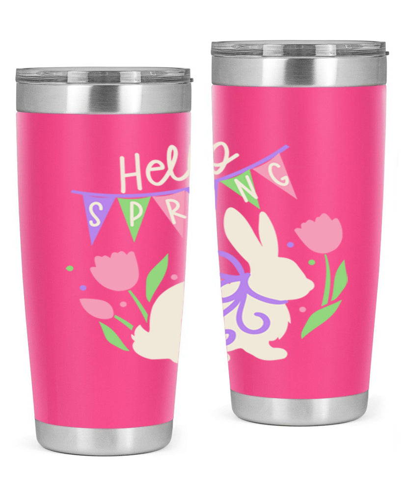 Hello spring bunny193#- spring- Tumbler