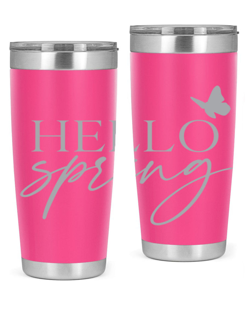 Hello spring butterfly195#- spring- Tumbler