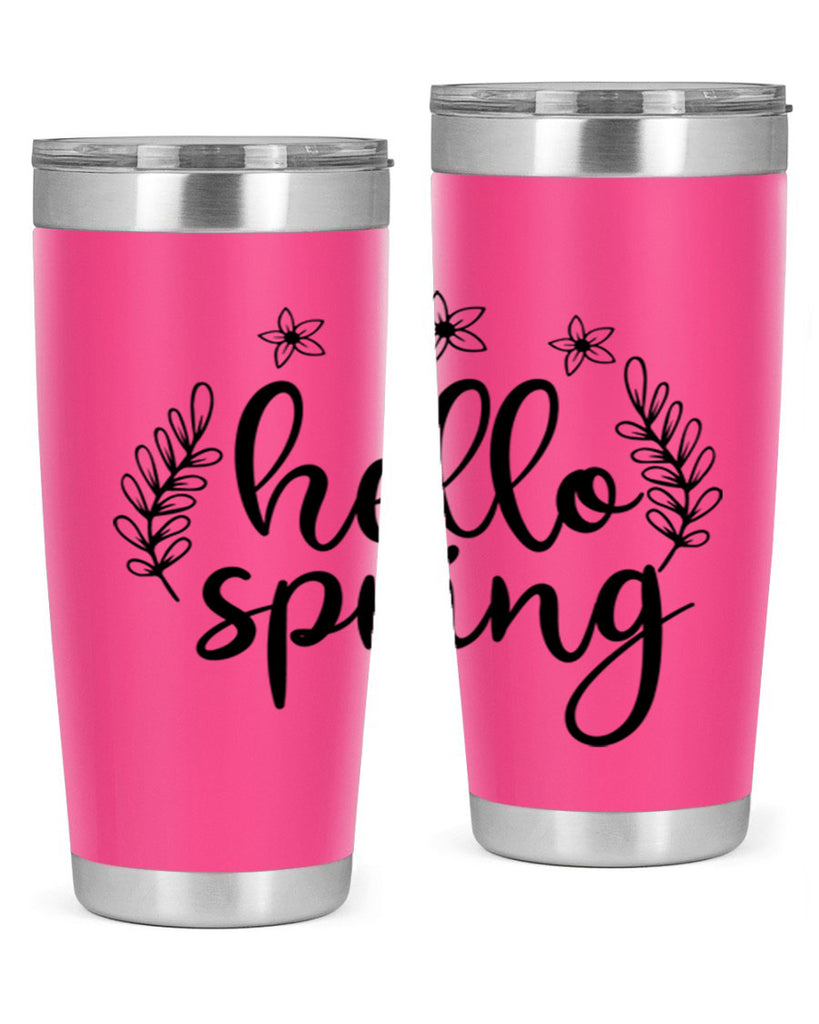 Hello spring design  221#- spring- Tumbler