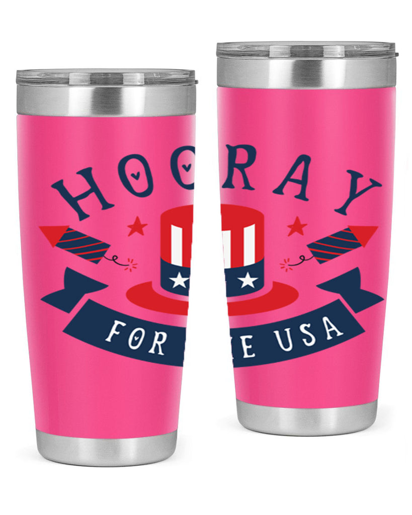 Hooray for the usa Style 42#- Fourt Of July- Tumbler