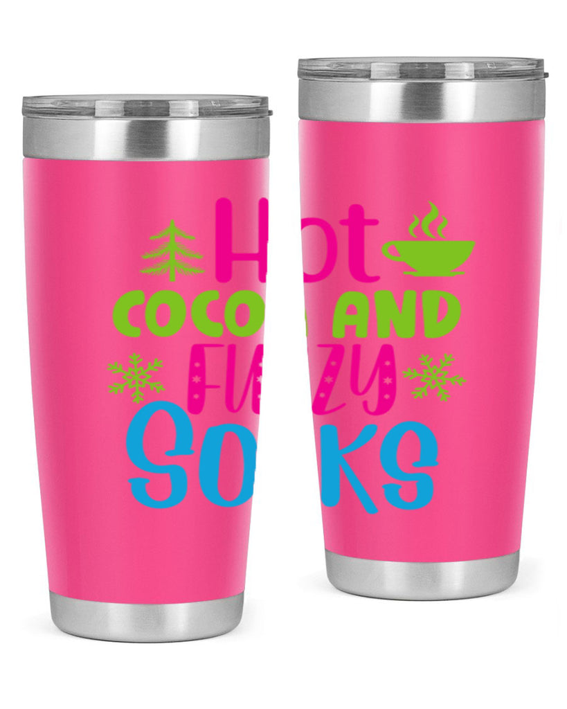 Hot Cocoa And Fuzzy Socks209#- winter- Tumbler