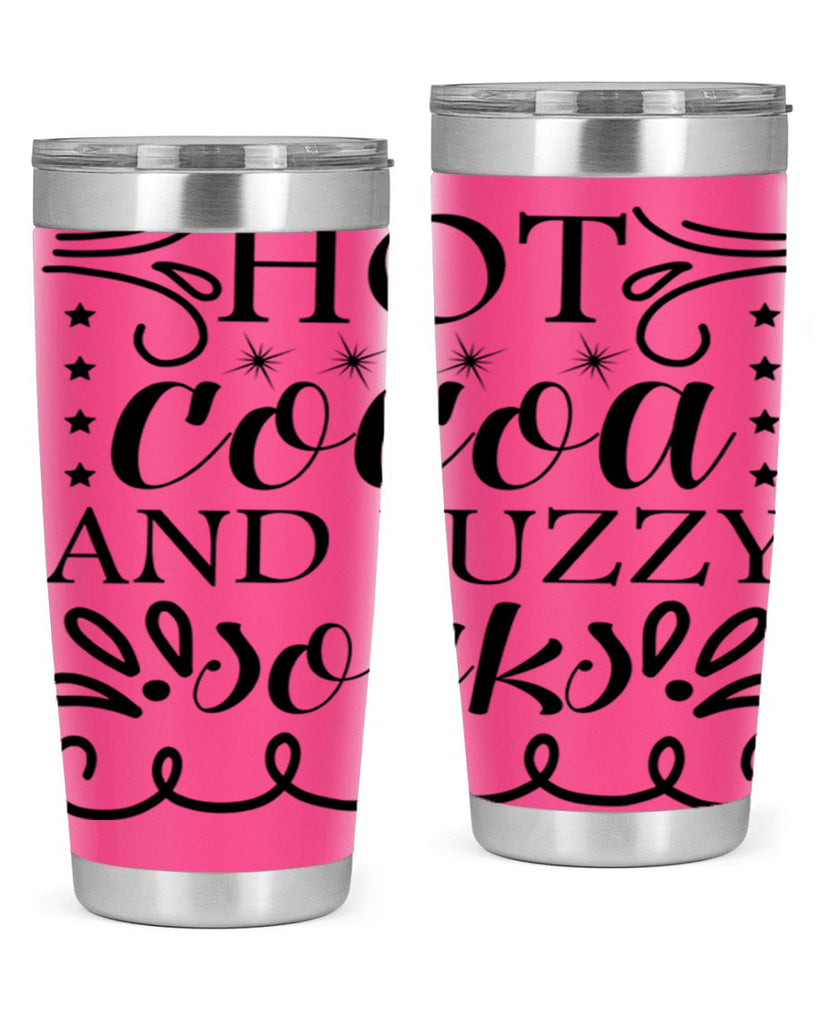 Hot Cocoa and Fuzzy Socks 217#- winter- Tumbler