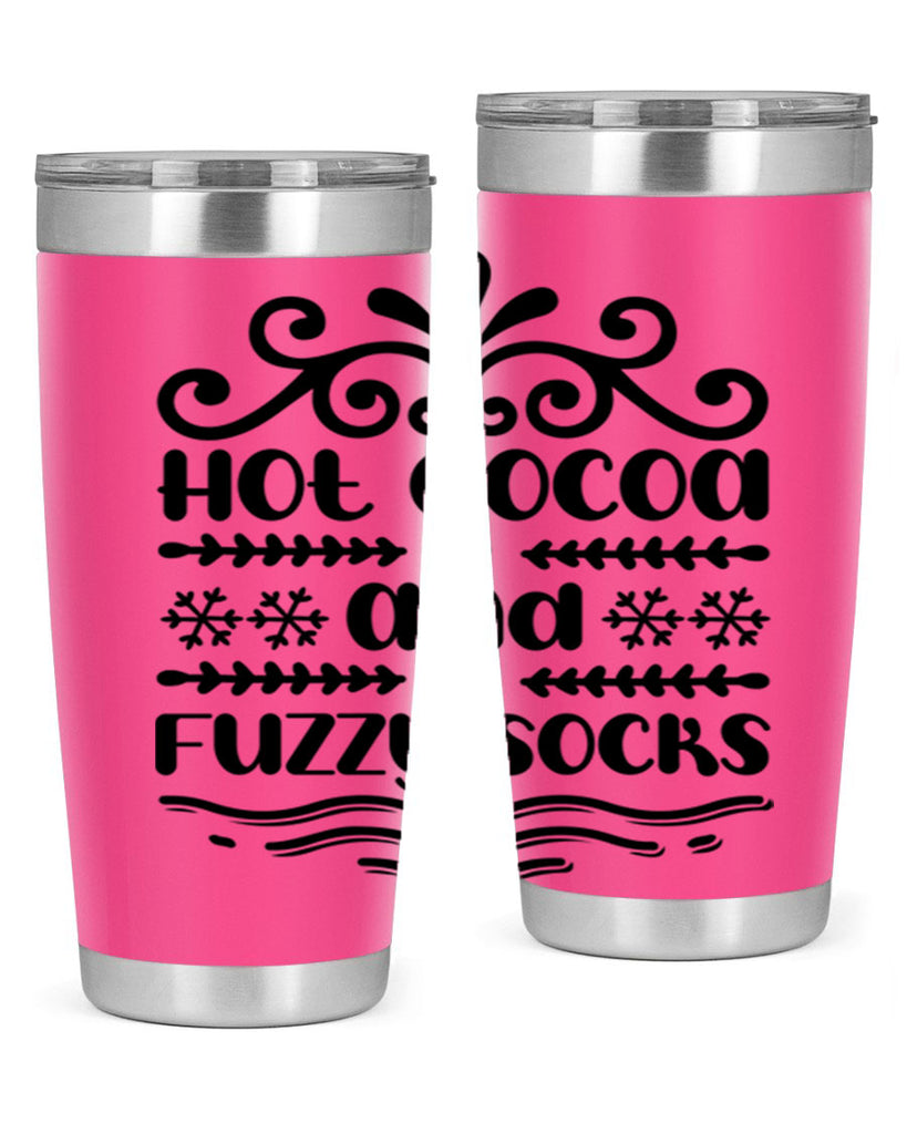 Hot Cocoa and Fuzzy Socks 219#- winter- Tumbler