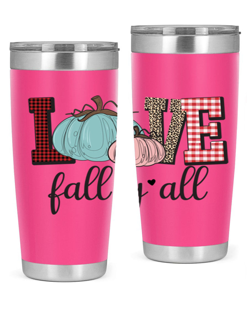 Love Fall Yall 409#- fall- Tumbler