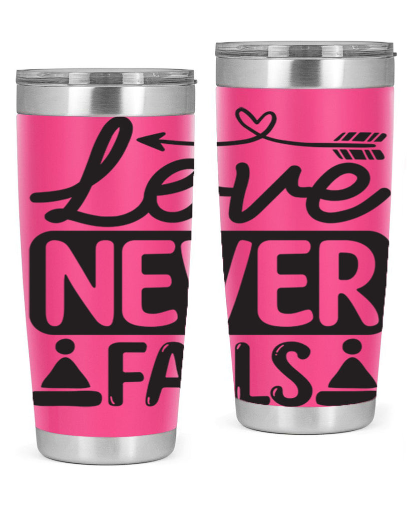 Love never fails 317#- winter- Tumbler