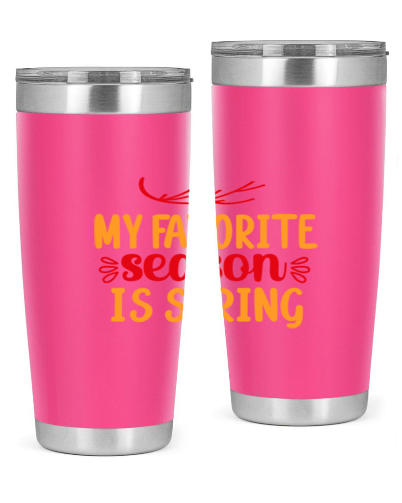 My favorite season is spring 342#- spring- Tumbler