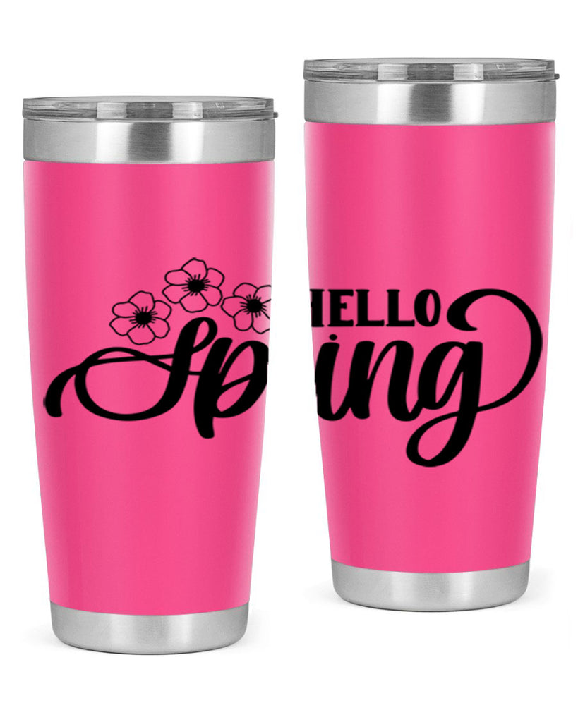 PNG_Hello Spring393#- spring- Tumbler