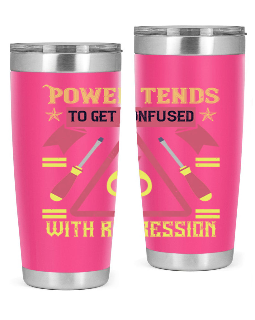 Power tends to get confused with repression Style 17#- electrician- tumbler
