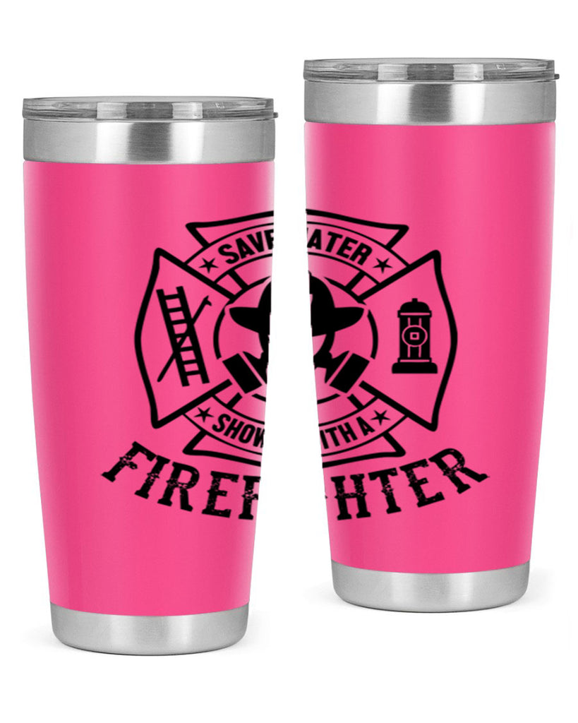 Save water Style 34#- fire fighter- tumbler