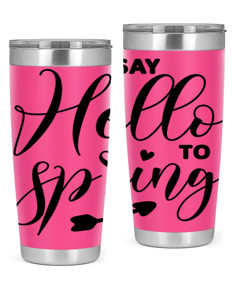 Say Hello to Spring402#- spring- Tumbler