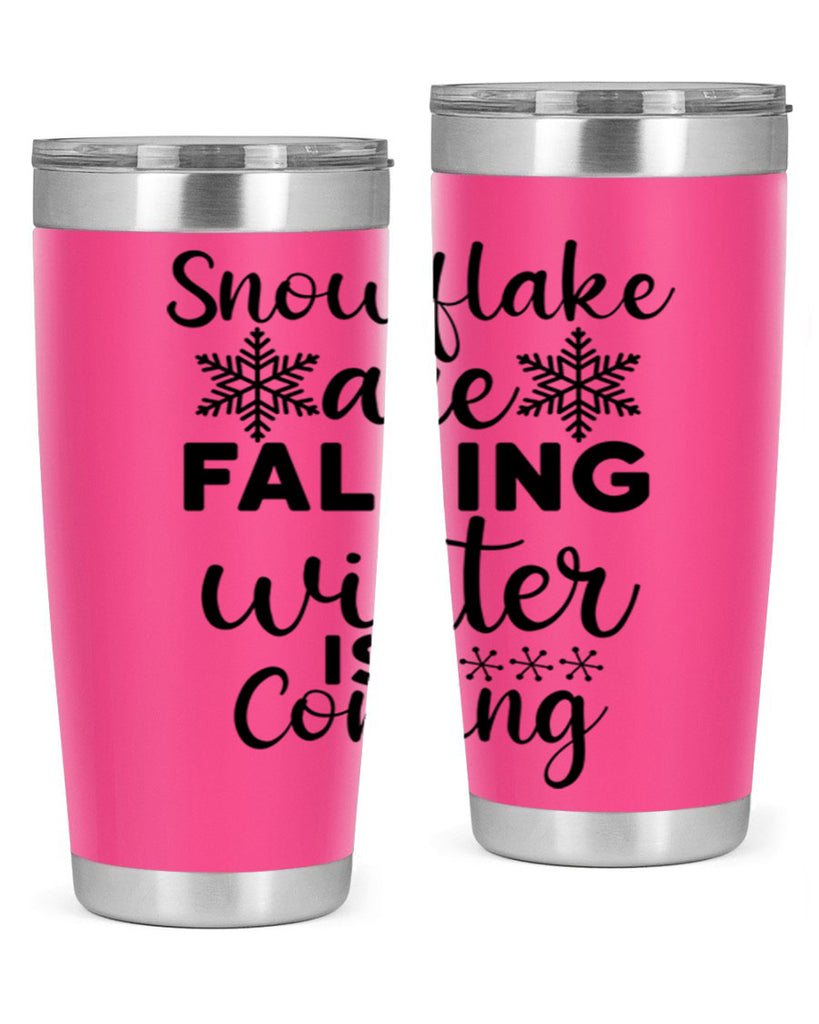 Snowflake Are Falling Winter Is 375#- winter- Tumbler