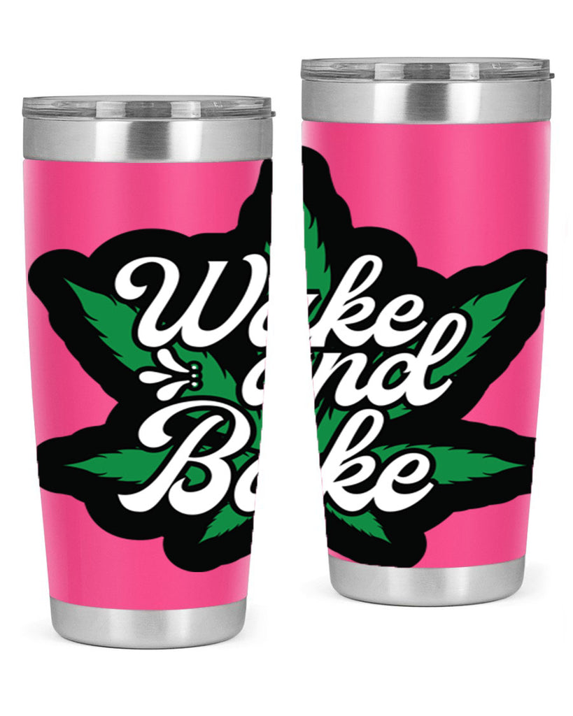 Wake and bake 273#- marijuana- Tumbler