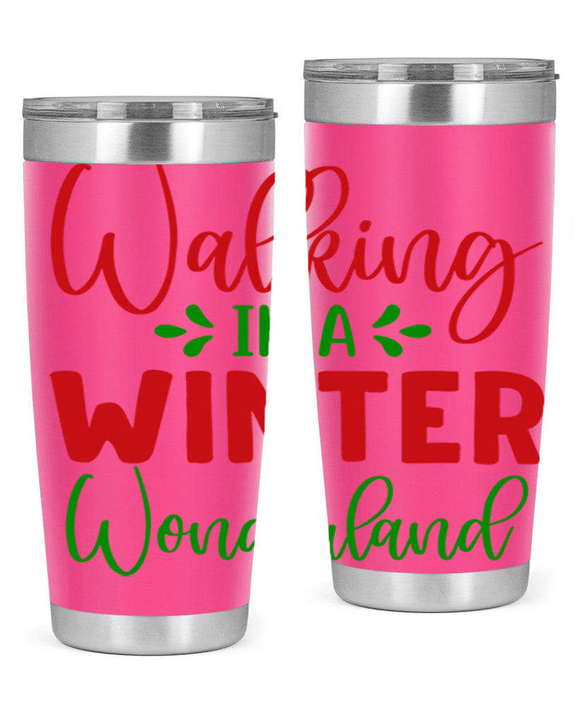 Walking in a Winter Wonderland 436#- winter- Tumbler