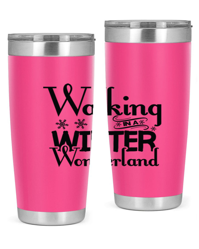 Walking in a Winter Wonderland 437#- winter- Tumbler