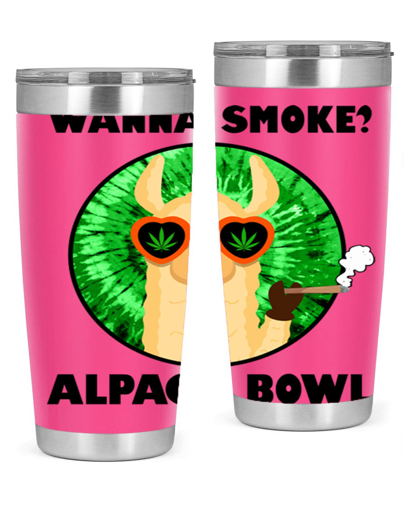 Wanna Smoke Alpaca Bowl 276#- marijuana- Tumbler