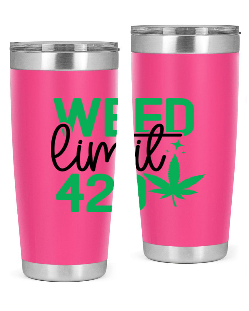 Weed Limit 420 294#- marijuana- Tumbler
