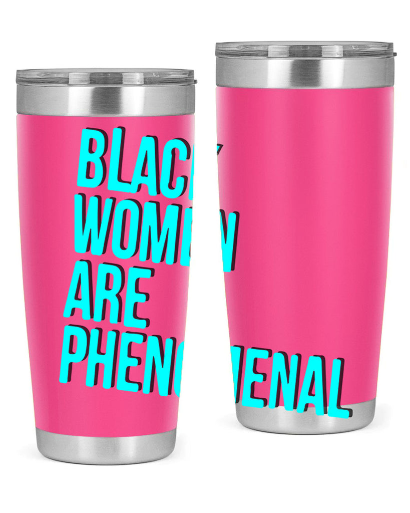 black woman are phenomenal color 216#- black words phrases- Cotton Tank