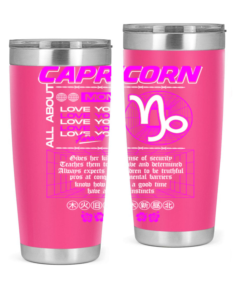 capricorn 208#- zodiac- Tumbler