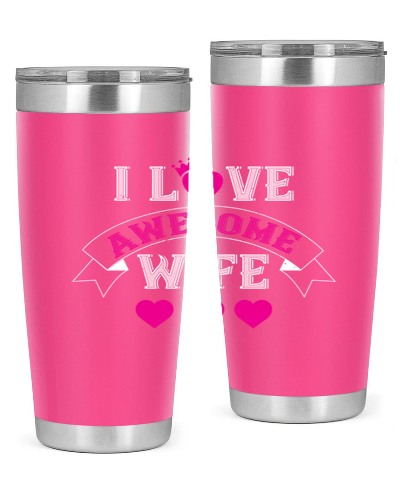 i love awesome wife 57#- valentines day- Tumbler