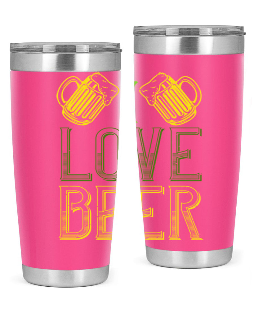 i love beer Style 134#- St Patricks Day- Tumbler