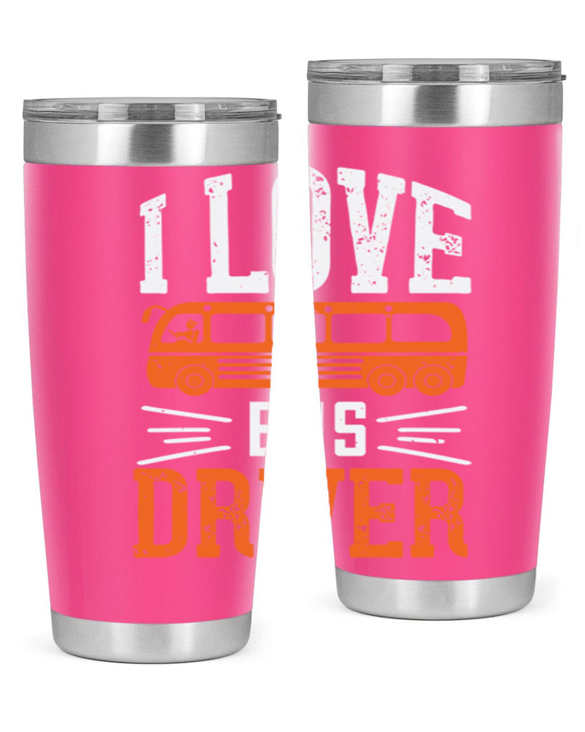 i love bus driver Style 30#- bus driver- tumbler