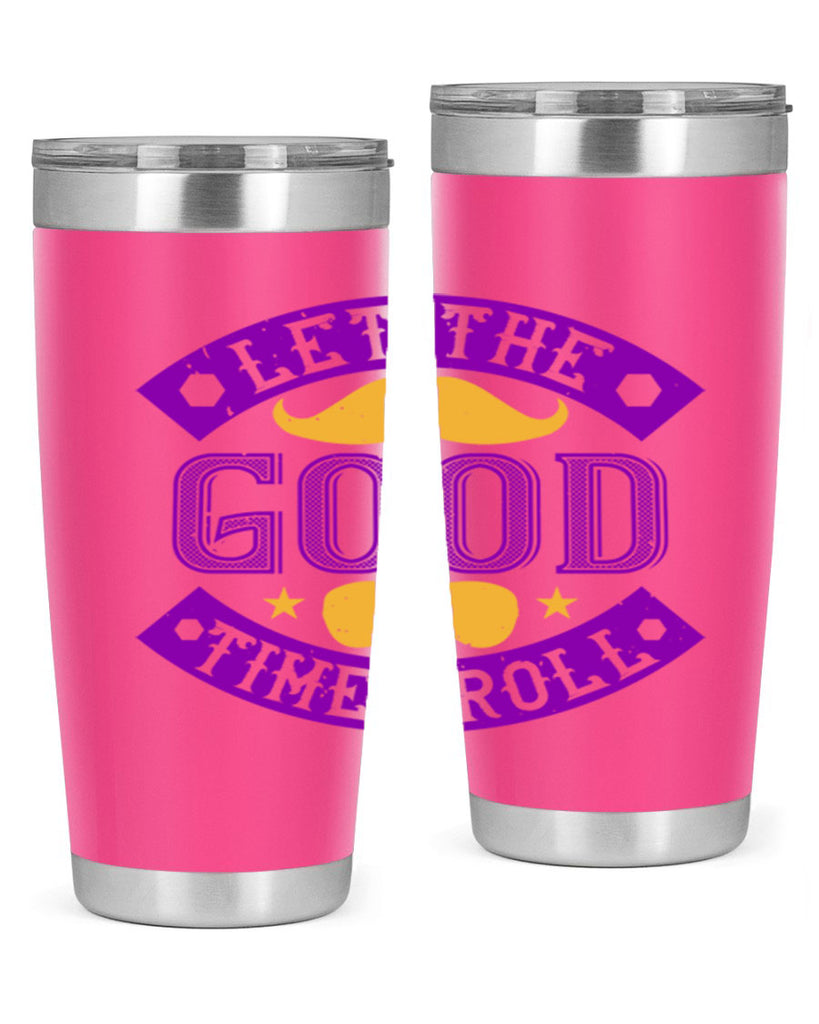 let the good times roll 52#- mardi gras- Tumbler