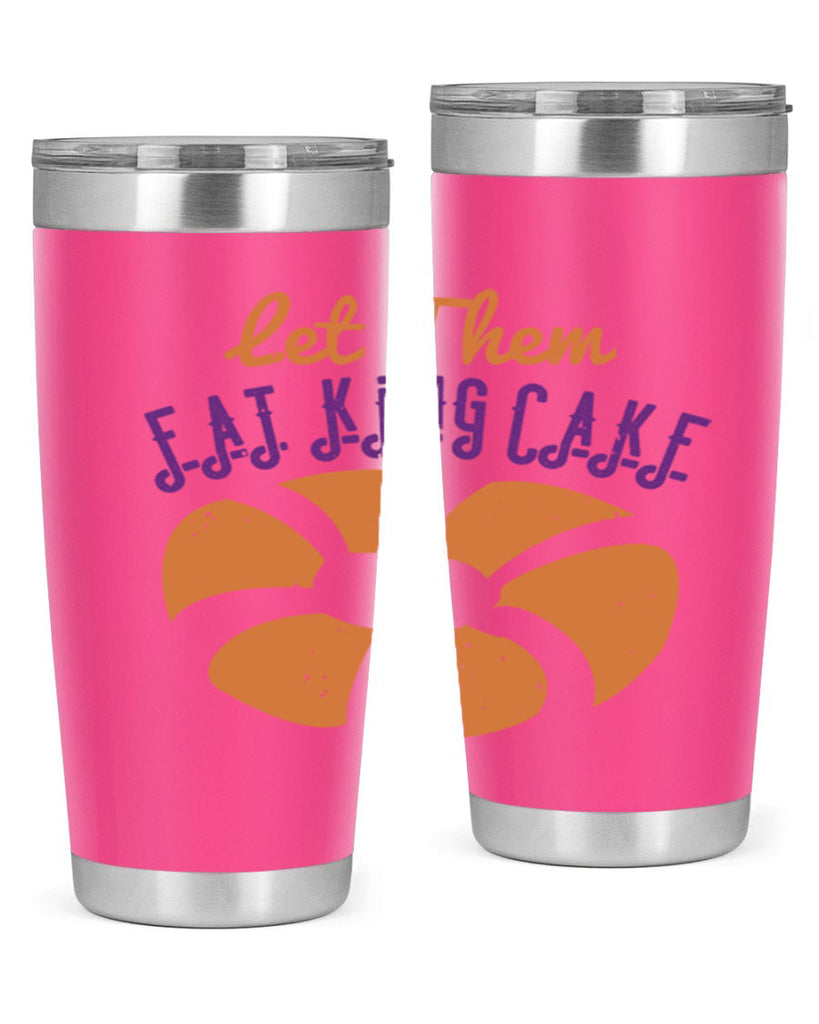 let them eat king cake 50#- mardi gras- Tumbler