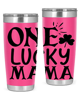 one lucky mama Style 34#- autism- Tumbler