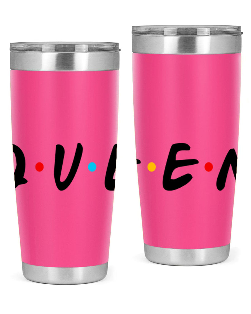 queen friends 49#- black words phrases- Cotton Tank