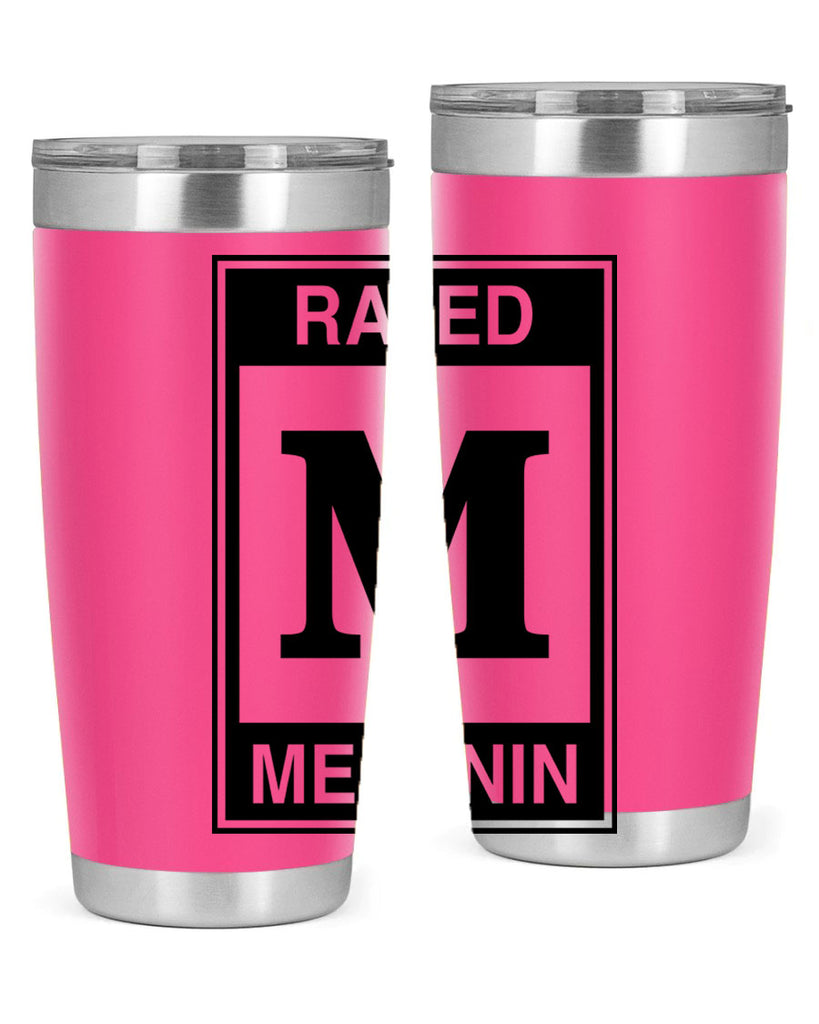 ratedm melanin 44#- black words phrases- Cotton Tank