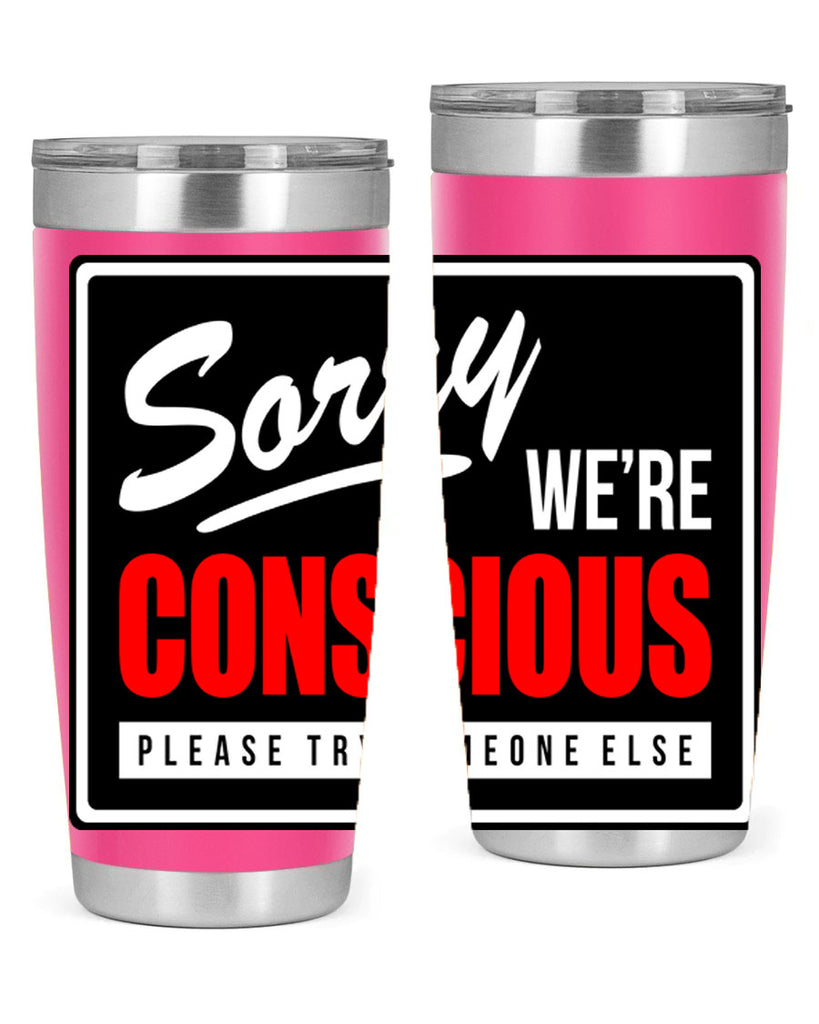 sorry were conscious 28#- black words phrases- Cotton Tank