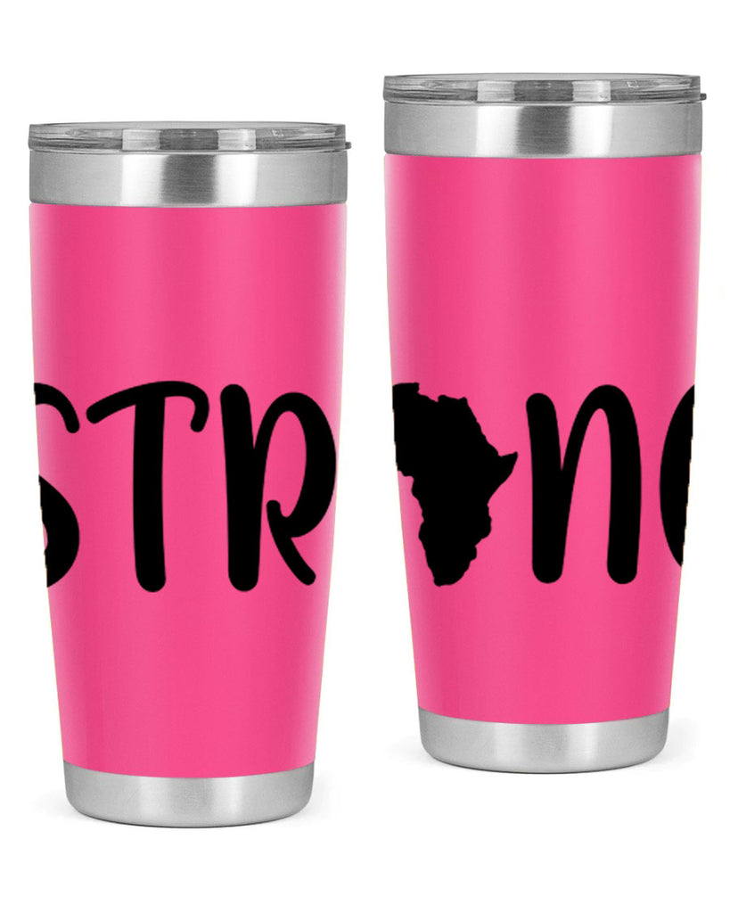 strong africa svg 24#- black words phrases- Cotton Tank