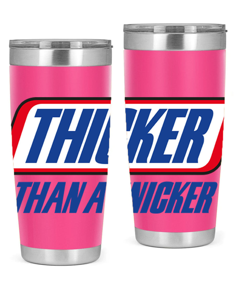 thicker than a snicker 20#- black words phrases- Cotton Tank