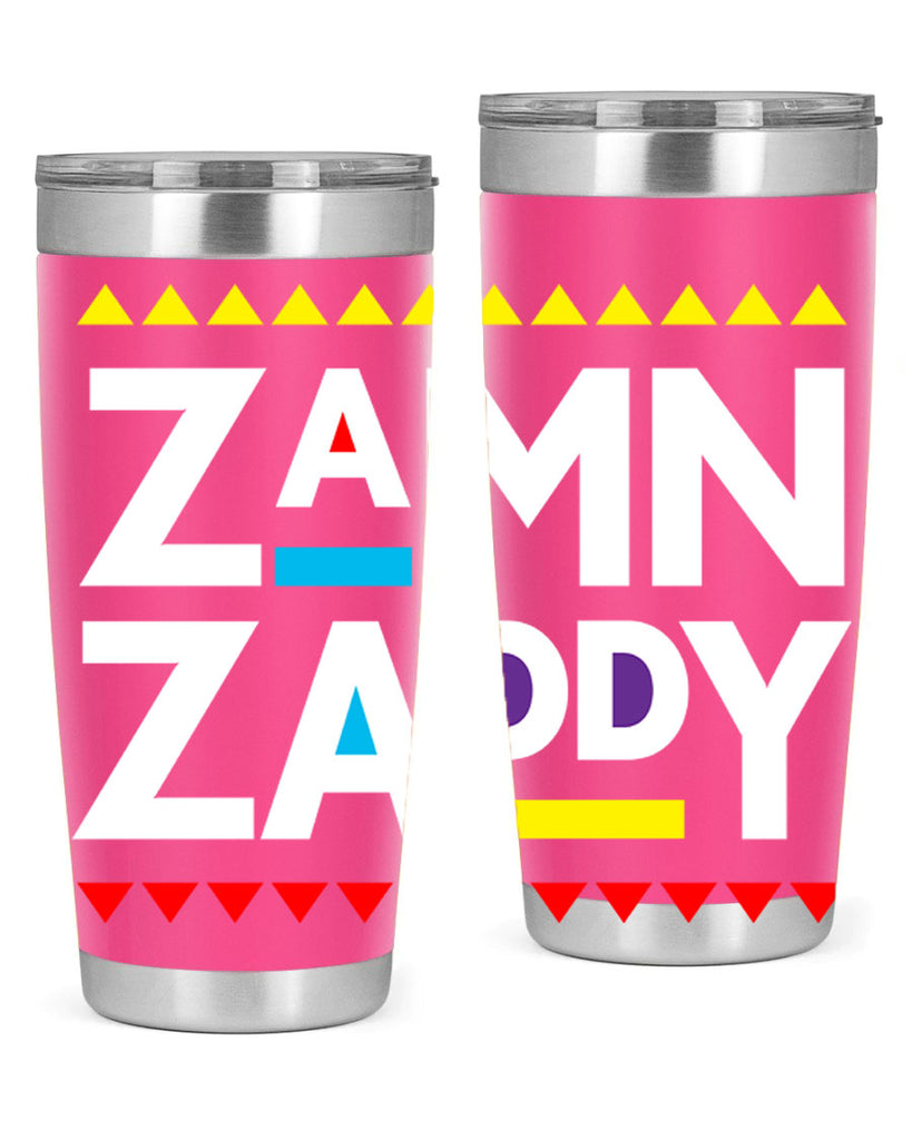 zamn zaddy 1#- black words phrases- Cotton Tank