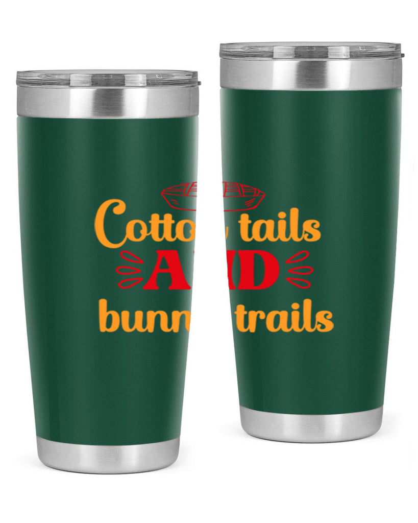 Cotton tails and bunny trails 112#- spring- Tumbler