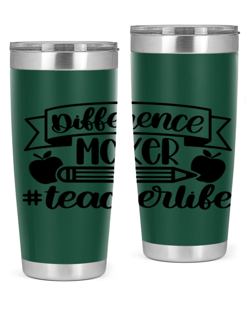 Difference Maker Teacher Life Style 78#- teacher- tumbler