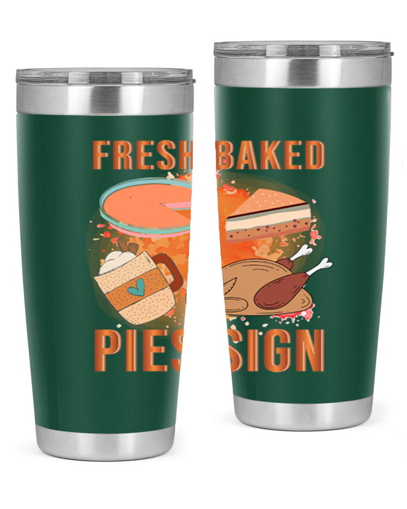 Fresh Baked Pies Sign 187#- fall- Tumbler