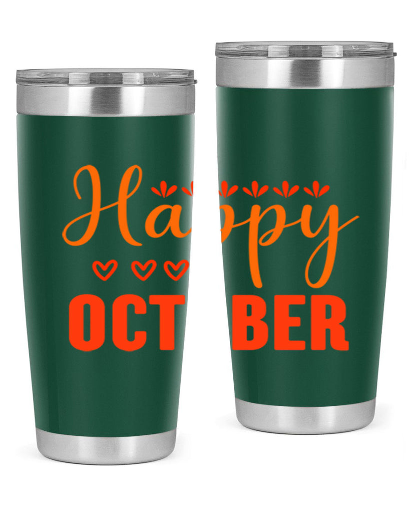 Happy October Design 237#- fall- Tumbler
